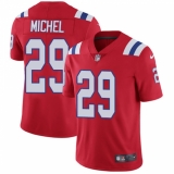 Youth Nike New England Patriots #29 Sony Michel Red Alternate Vapor Untouchable Limited Player NFL Jersey