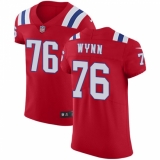 Men's Nike New England Patriots #76 Isaiah Wynn Red Alternate Vapor Untouchable Elite Player NFL Jersey