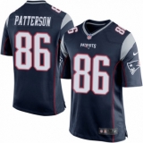 Men's Nike New England Patriots #86 Cordarrelle Patterson Game Navy Blue Team Color NFL Jersey