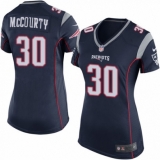 Women's Nike New England Patriots #30 Jason McCourty Game Navy Blue Team Color NFL Jersey