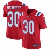Youth Nike New England Patriots #30 Jason McCourty Red Alternate Vapor Untouchable Limited Player NFL Jersey