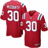 Men's Nike New England Patriots #30 Jason McCourty Game Red Alternate NFL Jersey