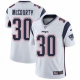 Men's Nike New England Patriots #30 Jason McCourty White Vapor Untouchable Limited Player NFL Jersey