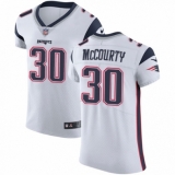Men's Nike New England Patriots #30 Jason McCourty White Vapor Untouchable Elite Player NFL Jersey
