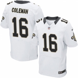 Men's Nike New Orleans Saints #16 Brandon Coleman White Vapor Untouchable Elite Player NFL Jersey