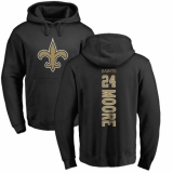 NFL Nike New Orleans Saints #24 Sterling Moore Black Backer Pullover Hoodie