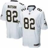 Men's Nike New Orleans Saints #82 Benjamin Watson Game White NFL Jersey
