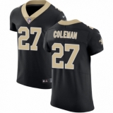 Men's Nike New Orleans Saints #27 Kurt Coleman Black Team Color Vapor Untouchable Elite Player NFL Jersey