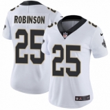 Women's Nike New Orleans Saints #25 Patrick Robinson White Vapor Untouchable Limited Player NFL Jersey