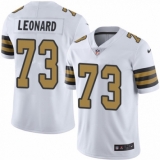 Youth Nike New Orleans Saints #73 Rick Leonard Limited White Rush Vapor Untouchable NFL Jersey