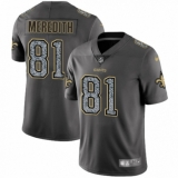 Men's Nike New Orleans Saints #81 Cameron Meredith Gray Static Vapor Untouchable Limited NFL Jersey
