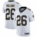 Youth Nike New Orleans Saints #26 P. J. Williams White Vapor Untouchable Limited Player NFL Jersey