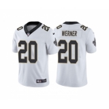 Men's New Orleans Saints #20 Pete Werner White Vapor Limited Stitched Jersey