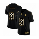 Men's New Orleans Saints #9 Drew Brees Black Jesus Faith Limited Football Jersey