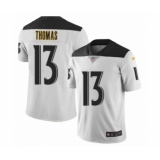 Men's New Orleans Saints #13 Michael Thomas Limited White City Edition Football Jersey