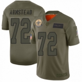 Men's New Orleans Saints #72 Terron Armstead Limited Camo 2019 Salute to Service Football Jersey