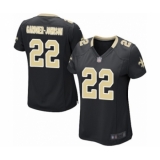 Women's New Orleans Saints #22 Chauncey Gardner-Johnson Game Black Team Color Football Jersey