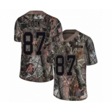 Youth New Orleans Saints #87 Jared Cook Camo Rush Realtree Limited Football Jersey