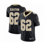 Men's New Orleans Saints #62 Nick Easton Black Team Color Vapor Untouchable Limited Player Football Jersey