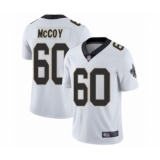 Men's New Orleans Saints #60 Erik McCoy White Vapor Untouchable Limited Player Football Jersey