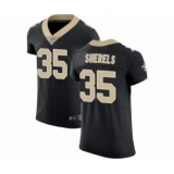 Men's New Orleans Saints #35 Marcus Sherels Black Team Color Vapor Untouchable Elite Player Football Jersey