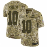 Men's Nike New Orleans Saints #10 Tre'Quan Smith Limited Camo 2018 Salute to Service NFL Jersey