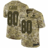 Youth Nike New Orleans Saints #80 Austin Carr Limited Camo 2018 Salute to Service NFL Jersey