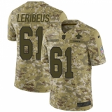 Youth Nike New Orleans Saints #61 Josh LeRibeus Limited Camo 2018 Salute to Service NFL Jersey