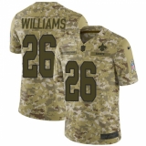 Youth Nike New Orleans Saints #26 P. J. Williams Limited Camo 2018 Salute to Service NFL Jersey