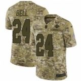 Youth Nike New Orleans Saints #24 Vonn Bell Limited Camo 2018 Salute to Service NFL Jersey