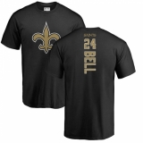 NFL Nike New Orleans Saints #24 Vonn Bell Black Backer T-Shirt