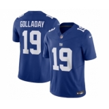 Men's Nike New York Giants #19 Kenny Golladay Blue 2023 F.U.S.E. Vapor Untouchable Limited Stitched Jersey