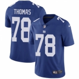 Men's New York Giants #78 Andrew Thomas Royal Blue Team Color Stitched NFL Vapor Untouchable Limited Jersey