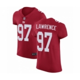 Men's New York Giants #97 Dexter Lawrence Red Alternate Vapor Untouchable Elite Player Football Jersey