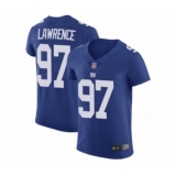 Men's New York Giants #97 Dexter Lawrence Royal Blue Team Color Vapor Untouchable Elite Player Football Jersey