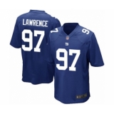 Men's New York Giants #97 Dexter Lawrence Game Royal Blue Team Color Football Jersey