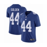 Men's New York Giants #44 Markus Golden Royal Blue Team Color Vapor Untouchable Elite Player Football Jersey