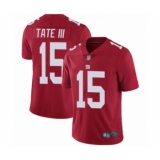 Men's New York Giants #15 Golden Tate III Red Alternate Vapor Untouchable Limited Player Football Jersey