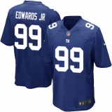 Men's Nike New York Giants #99 Mario Edwards Jr Game Royal Blue Team Color NFL Jersey