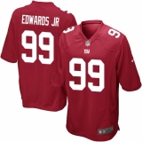Men's Nike New York Giants #99 Mario Edwards Jr Game Red Alternate NFL Jersey