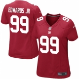 Women's Nike New York Giants #99 Mario Edwards Jr Game Red Alternate NFL Jersey