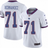 Men's Nike New York Giants #71 Will Hernandez Limited Green Salute to Service Tank Top NFL Jersey