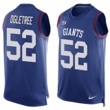 Men's Nike New York Giants #52 Alec Ogletree Limited Royal Blue Player Name & Number Tank Top NFL Jersey