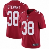 Youth Nike New York Giants #38 Jonathan Stewart Red Alternate Vapor Untouchable Elite Player NFL Jersey