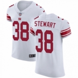 Men's Nike New York Giants #38 Jonathan Stewart White Vapor Untouchable Elite Player NFL Jersey