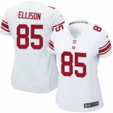 Women's Nike New York Giants #85 Rhett Ellison Game White NFL Jersey