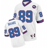 Mitchell and Ness New York Giants #89 Mark Bavaro White Authentic Throwback NFL Jersey