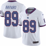 Youth Nike New York Giants #89 Mark Bavaro Limited White Rush Vapor Untouchable NFL Jersey