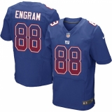 Men's Nike New York Giants #88 Evan Engram Elite Royal Blue Home Drift Fashion NFL Jersey