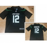 Men's New York Jets #12 Aaron Rodgers Black 2023 Vapor Untouchable Stitched Nike Limited Jersey
